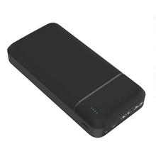 PLATINET POWER BANK 20000mAh Polymer ABS Texture Black 