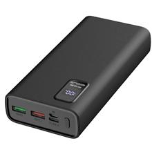 PLATINET POWER BANK 20000mAh Polymer PD 3.0 QC 3.0 LED Screen Black