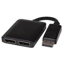 PremiumCord adaptér DisplayPort - 2x DisplayPort, MST,rozšíření+zrcadlení+2 obrazy, 4K*2K