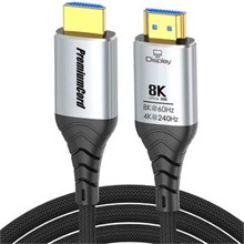 PremiumCord Ultra High Speed HDMI 2.1 optický fiber kabel 8K@60Hz,zlacené 30m