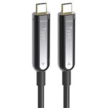 PremiumCord USB-C optický fiber video AOC kabel rozlišení 4K@60Hz 1080p délka:10m
