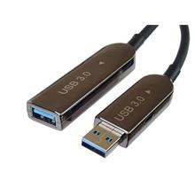 PremiumCord USB3.0 + 2.0 prodlužovací optický AOC kabel A/Male - A/Female 15m