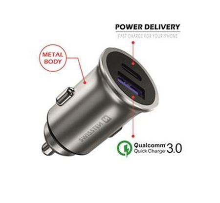 SWISSTEN CL ADAPTÉR POWER DELIVERY USB-C + QUICK