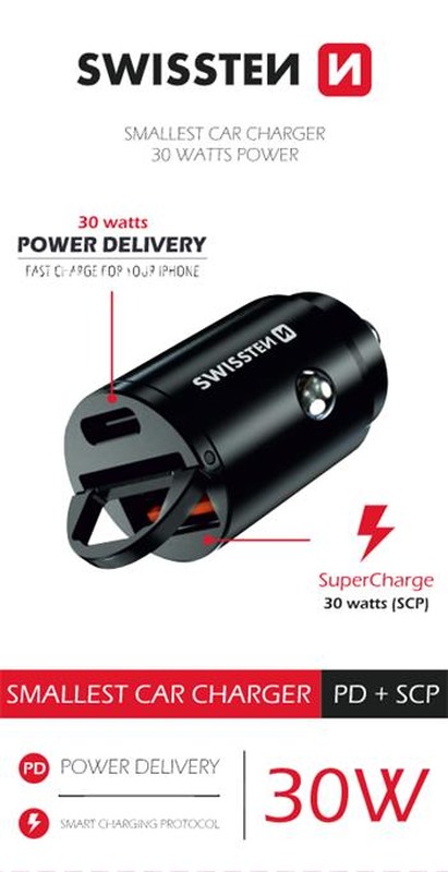 SWISSTEN CL ADAPTÉR POWER DELIVERY USB-C + SUPER