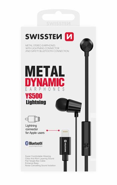 SWISSTEN SLUCHÁTKA EARBUDS DYNAMIC LIGHTNING