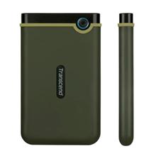 TRANSCEND 2TB StoreJet 25M3G SLIM, USB 3.0, 2.5” Externí Anti-Shock disk, tenký profil, armádní zelená 