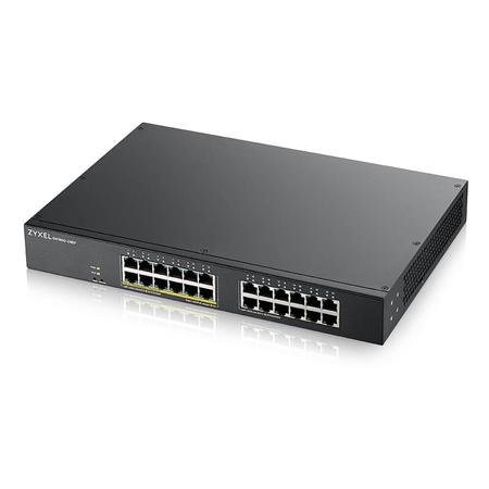 Zyxel GS1900-24EP, 24-port GbE L2, 12 Port PoE